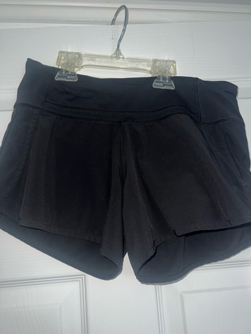 lululemon athletica Black Running Shorts with Built-in Liner
